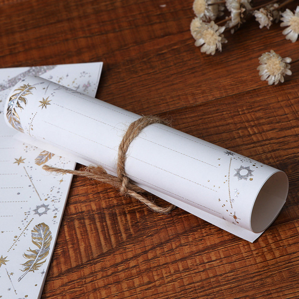 1Set Invitation Letter Paper E - Letter Envelope Kraft 评论和价格