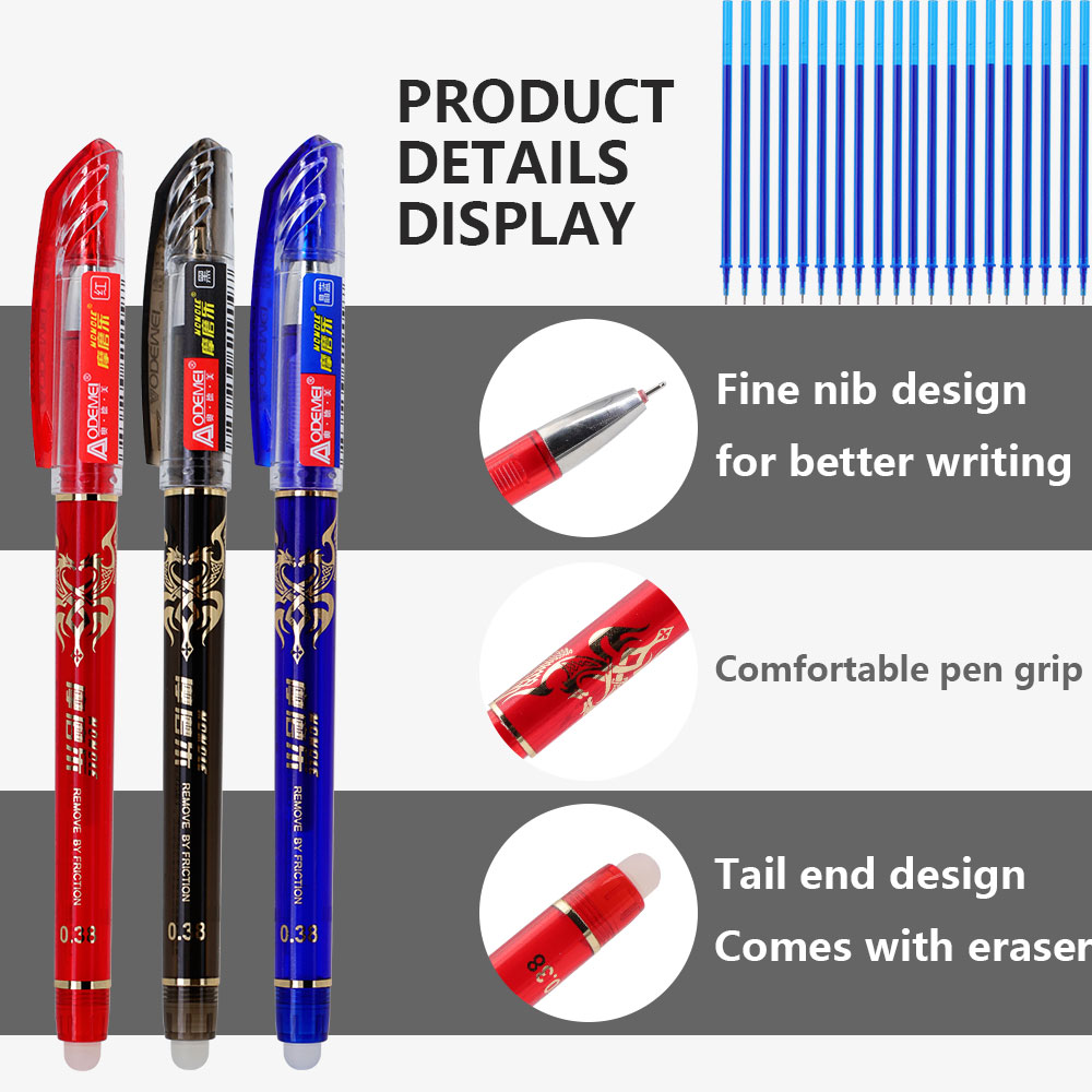 12pcs/set Creative Erasable Ge - Gel Ink Pen Set 评论和价格