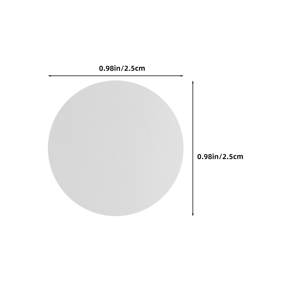 500Pcs Round White Self Adhesi - Sticker Label Roll 评论和价格