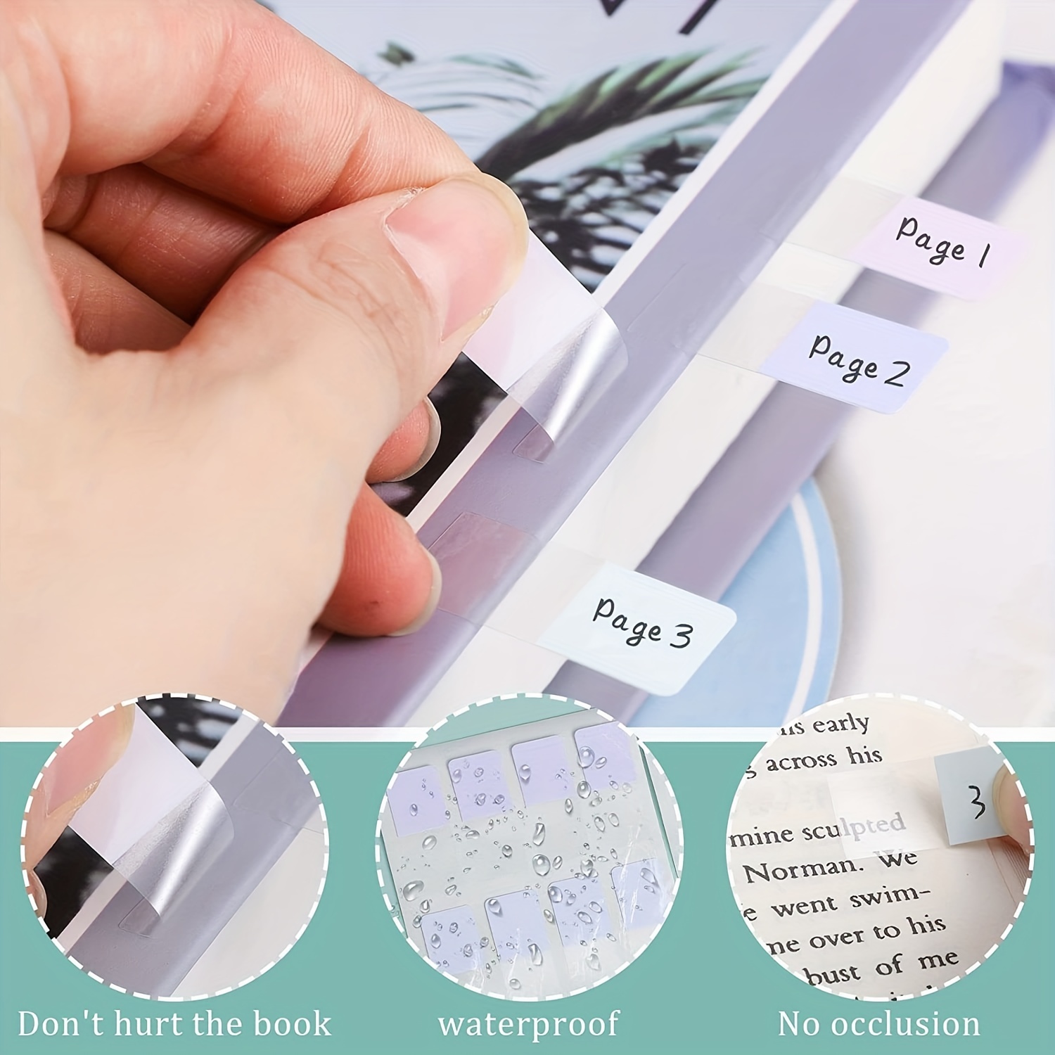 420pcs Sticky Index Tabs File  - Index Tab Divider 评论和价格