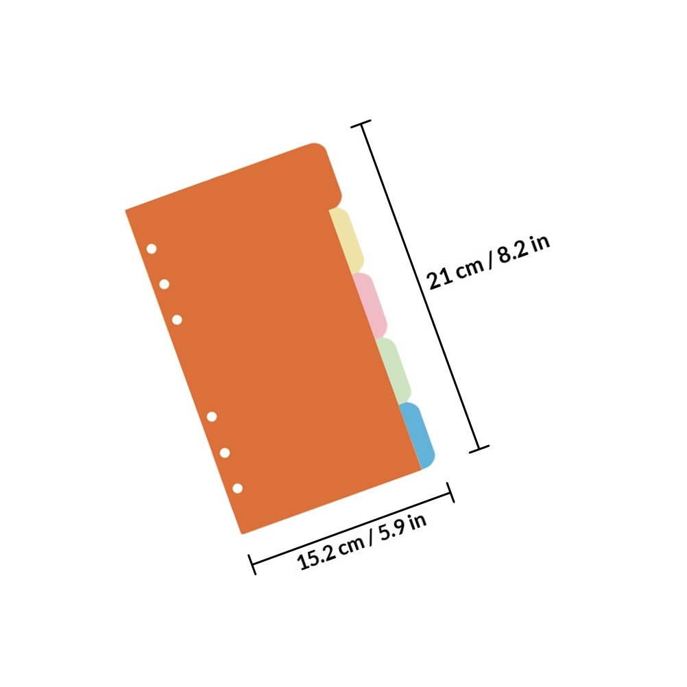 30Pcs Colored Index Dividers L - Index Tab Divider 评论和价格