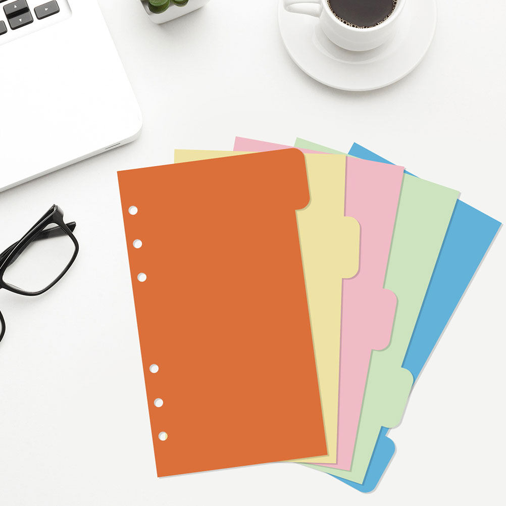 30Pcs Colored Index Dividers L - Index Tab Divider 评论和价格