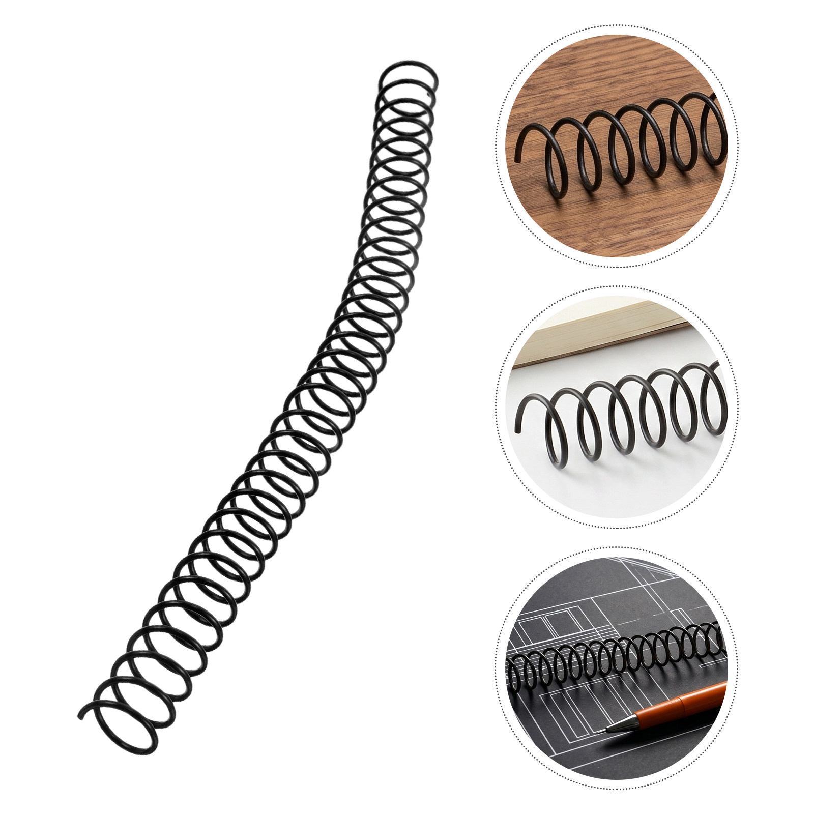 15Pcs Plastic Spiral Binding C - Binding Comb Plastic 评论和价格