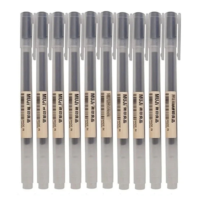 6/8Pcs/Set MUJIs Gel Pen Black - Gel Ink Pen Set 评论和价格