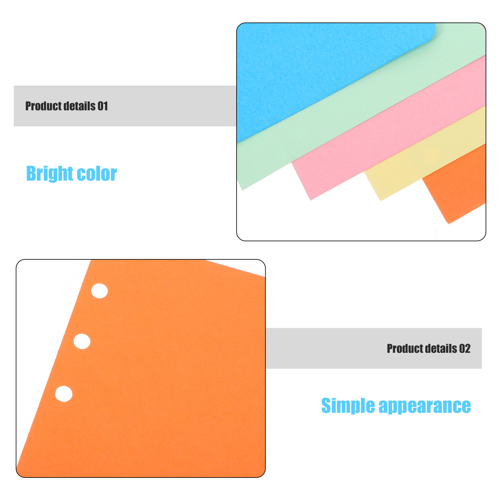 30Pcs Colored Index Dividers L - Index Tab Divider 评论和价格