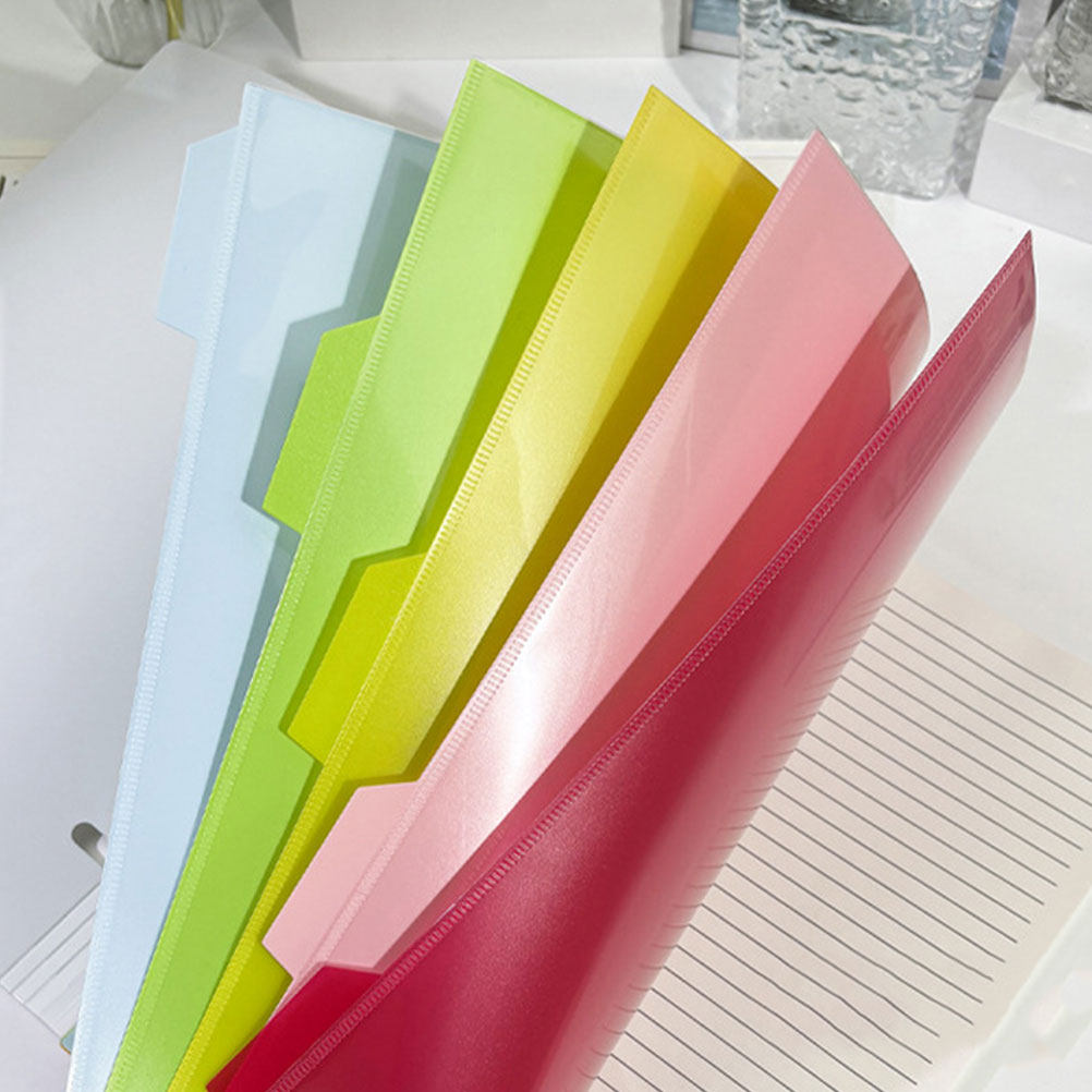 5Pcs Three Hole Punched Index  - Index Tab Divider 评论和价格