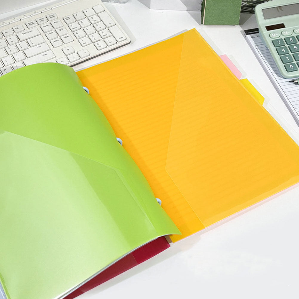 5Pcs Three Hole Punched Index  - Index Tab Divider 评论和价格