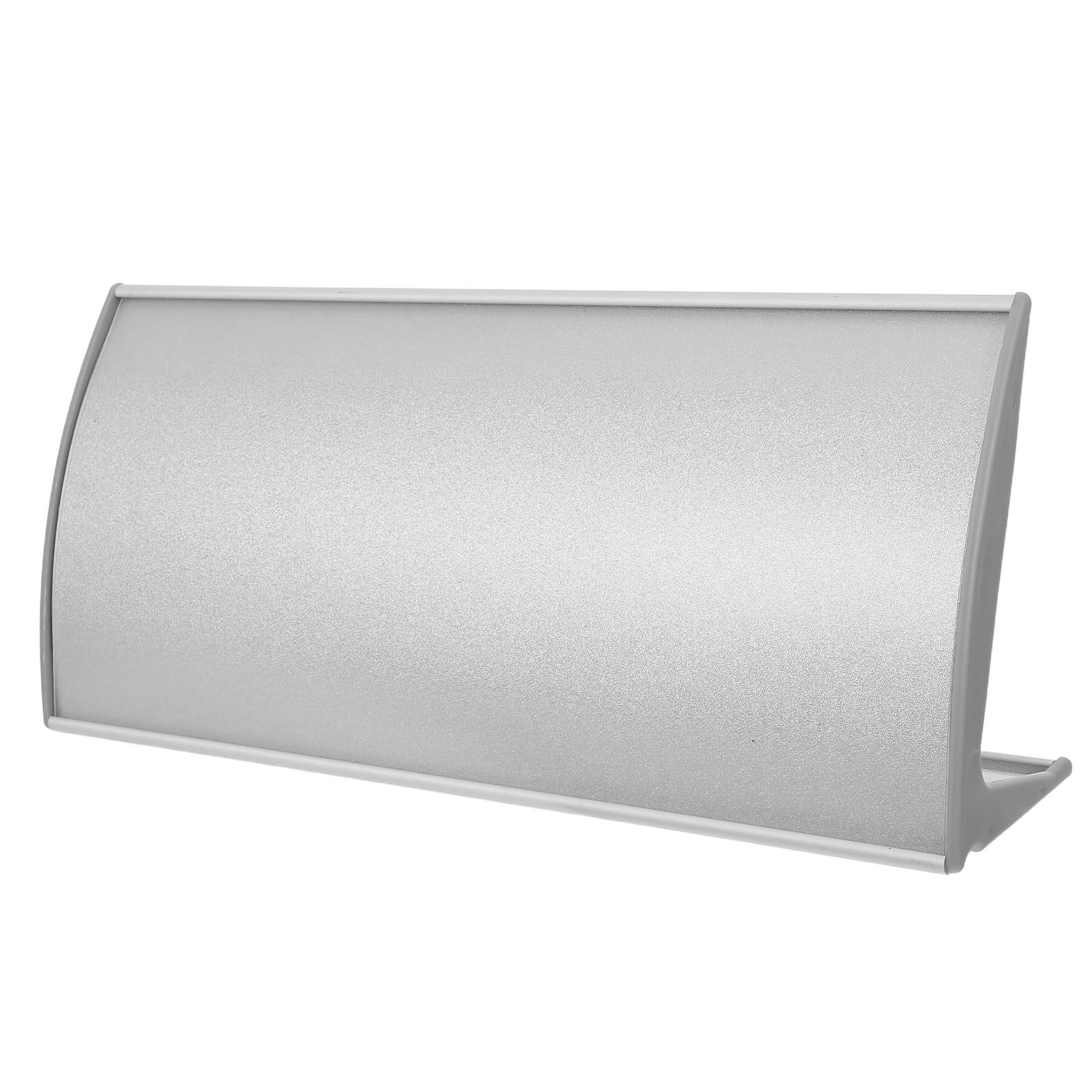 Aluminum Alloy L Shape Desk Na - Desk Name Plate 评论和价格