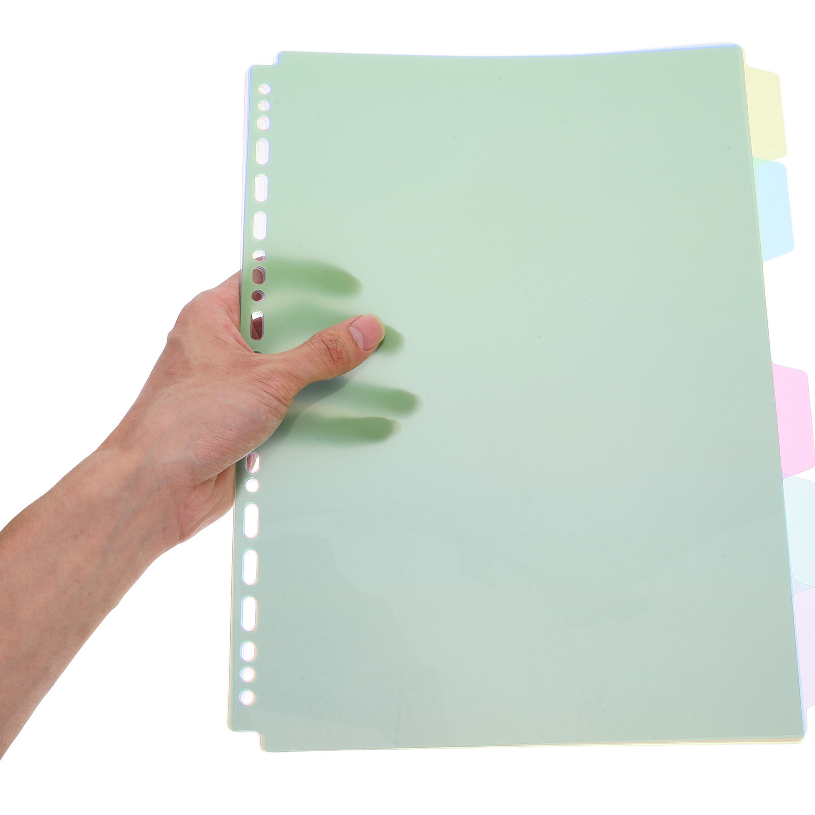 6Pcs Plastic Tabbed Binder Div - Index Tab Divider 评论和价格